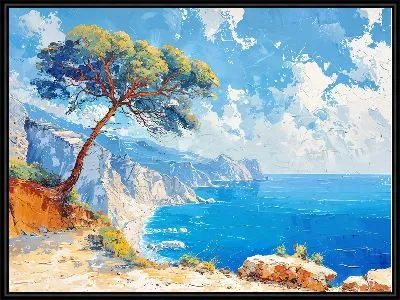 Дерево на утесе