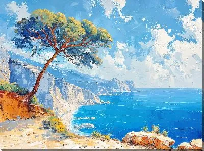 Дерево на утесе