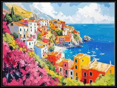 Картина Летний пейзаж Италии