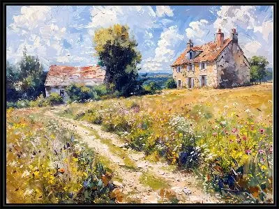 Картина Летний пейзаж №124