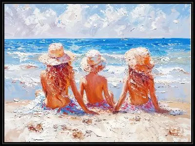 Дети на пляже