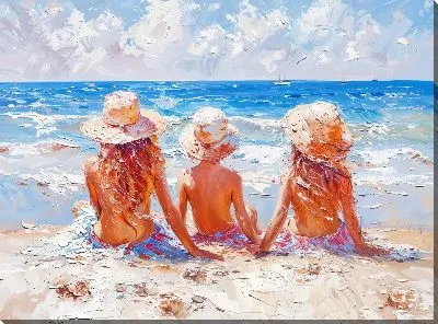 Дети на пляже