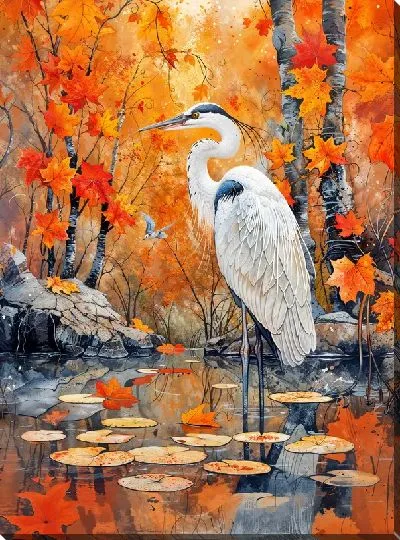 Картина маслом Осенний мотив №6