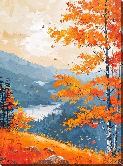 Картина маслом Осенний мотив №7