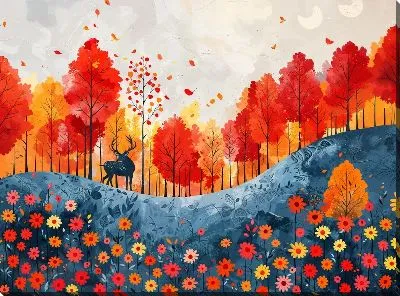 Картина маслом Осенний мотив №8