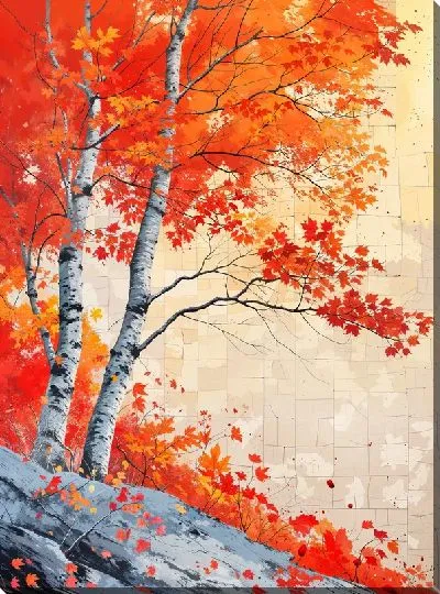 Картина маслом Осенний мотив №9