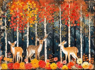 Картина маслом Осенний мотив №11