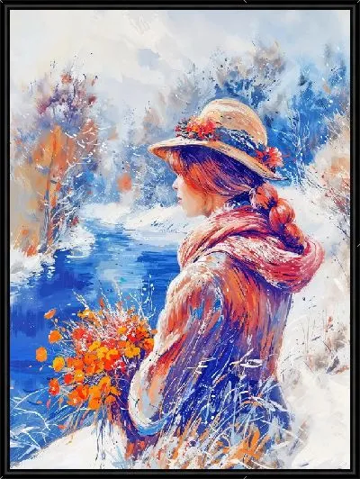 Картина Зимний мотив №4
