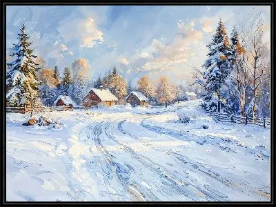 Картина Зимний мотив №7