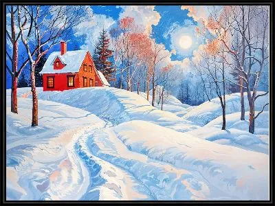 Картина Зимний мотив №16
