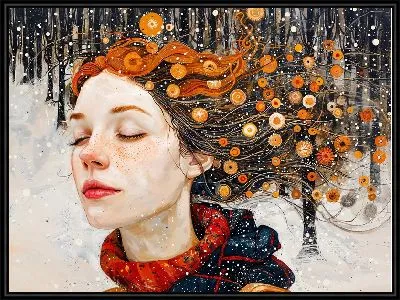 Картина Зимний мотив №19