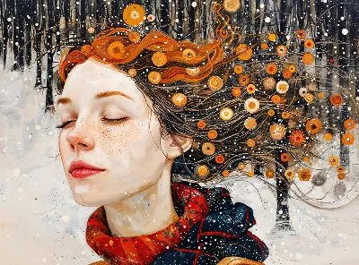 Плакат Зимний мотив №19