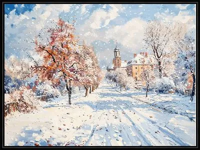 Картина Зимний мотив №21