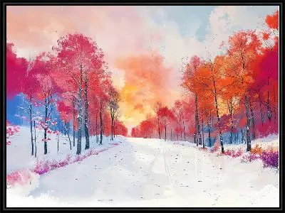 Картина Зимний мотив №23
