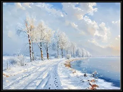 Картина Зимний мотив №26