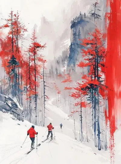 Плакат Зимний мотив №50