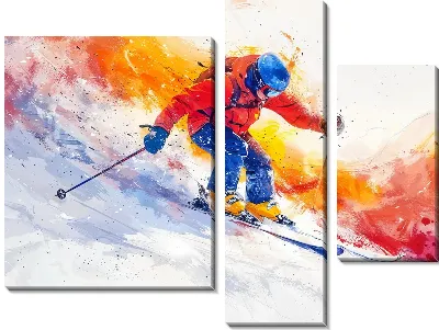 Модульная картина Зимний мотив №55