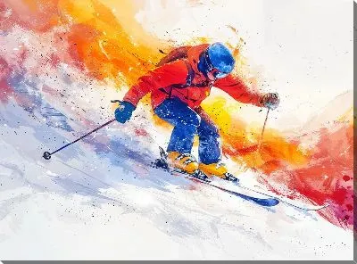 Картина маслом Зимний мотив №55