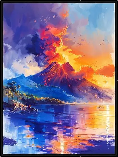 Картина Вулкан №11