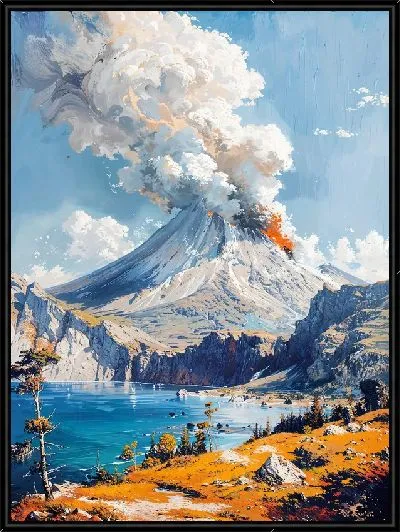 Картина Вулкан №25