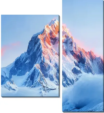 Модульная картина Величественные горы №1