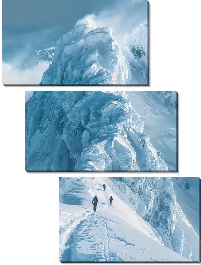 Модульная картина Величественные горы №5