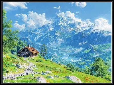 Картина Величественные горы №27