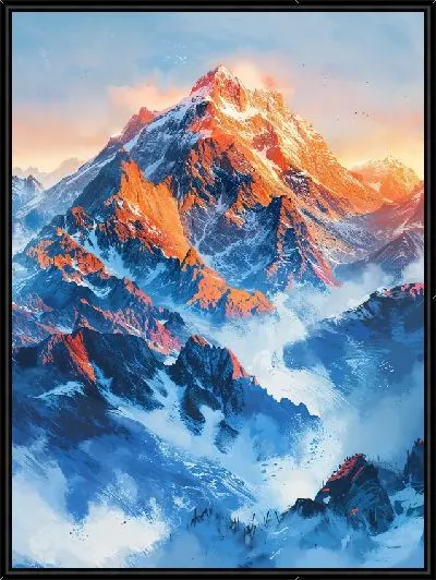 Картина Величественные горы №28