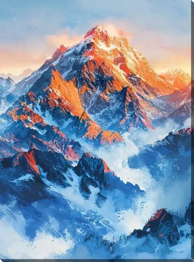 Постер Величественные горы №28