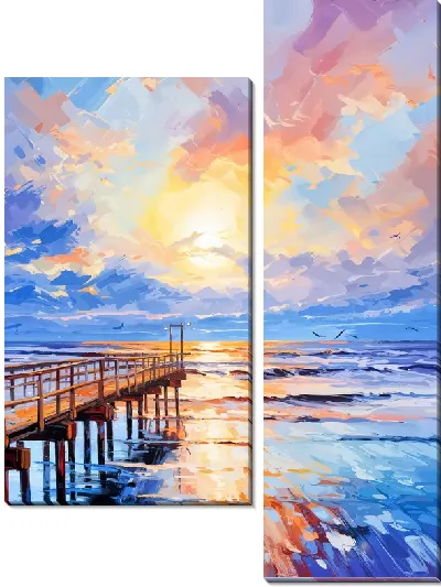 Модульная картина Пирс №41
