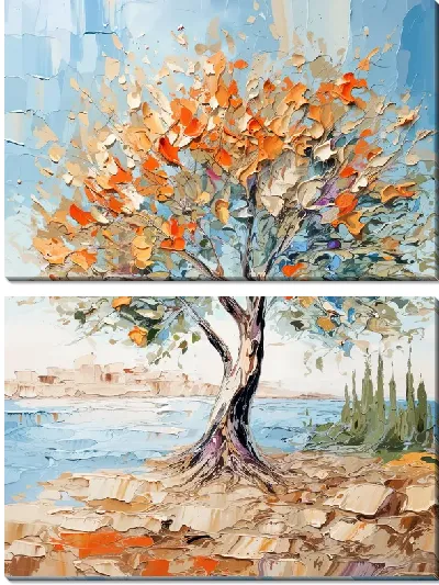 Модульная картина Оливковое дерево №1