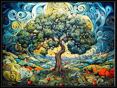 Оливковое дерево №3