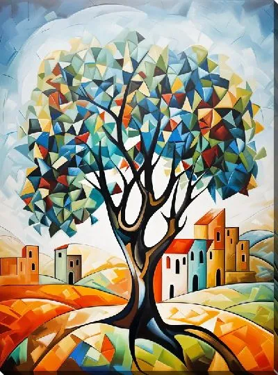 Картина маслом Оливковое дерево №6