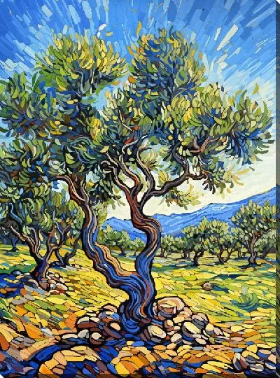 Постер Оливковое дерево №7