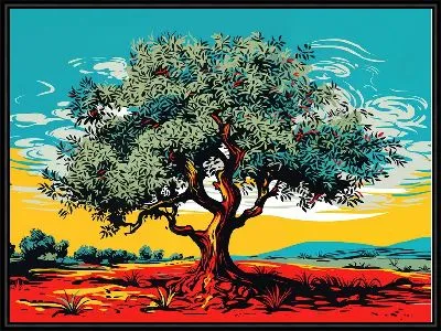 Оливковое дерево №8