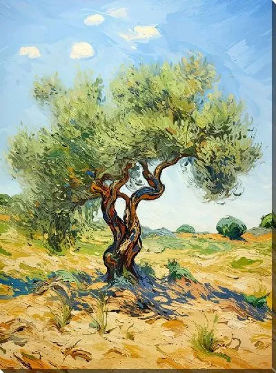 Картина маслом Оливковое дерево №9