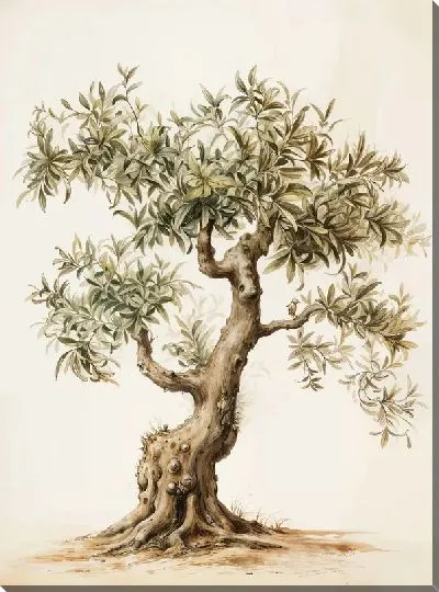 Картина маслом Оливковое дерево №11