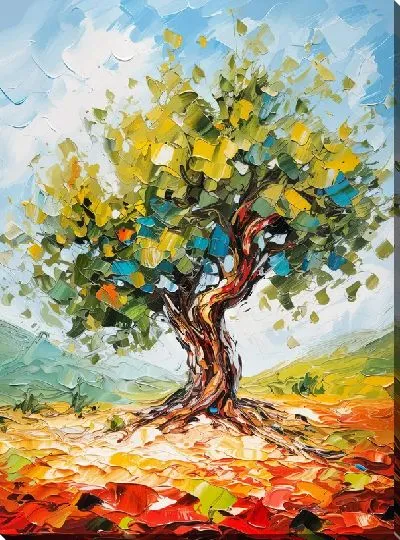 Картина маслом Оливковое дерево №12