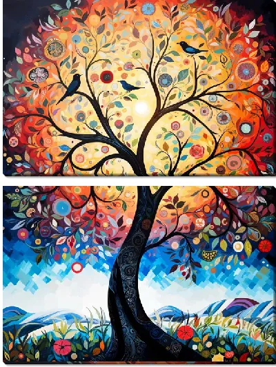 Модульная картина Оливковое дерево №13