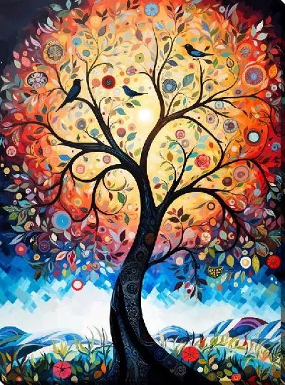 Картина маслом Оливковое дерево №13