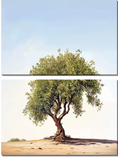 Модульная картина Оливковое дерево №19