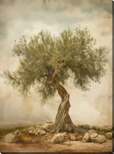 Картина маслом Оливковое дерево №21