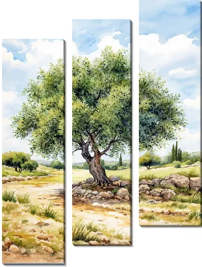 Модульная картина Оливковое дерево №22