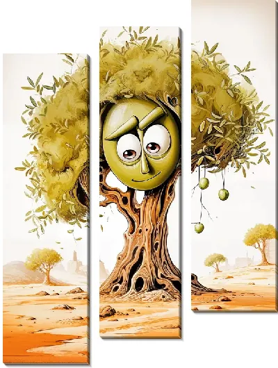 Модульная картина Оливковое дерево №24