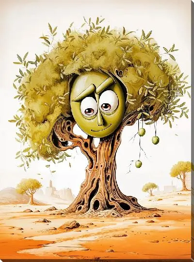 Постер Оливковое дерево №24