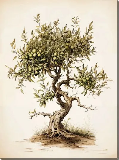Постер Оливковое дерево №25