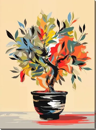 Картина маслом Оливковое дерево №26