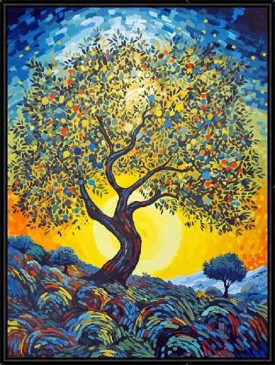 Картина Оливковое дерево №28