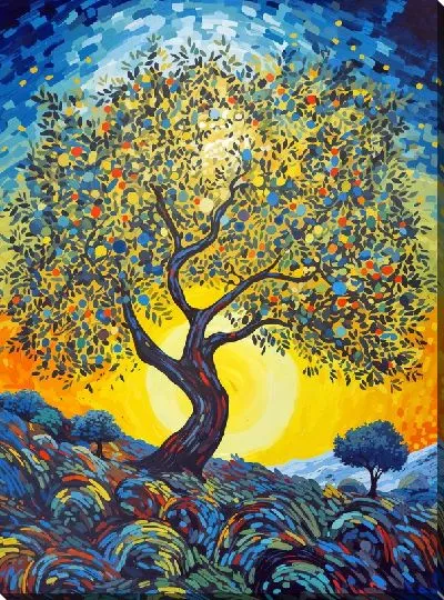Постер Оливковое дерево №28
