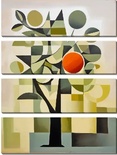 Модульная картина Оливковое дерево №29